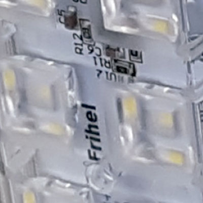 Placa LED FRIHEL, modelo FL4125m intercambiable, de 30W, con fuente de 220V incorporada.